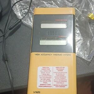 High Accuracy Thermo-Hygrometer - Yellow